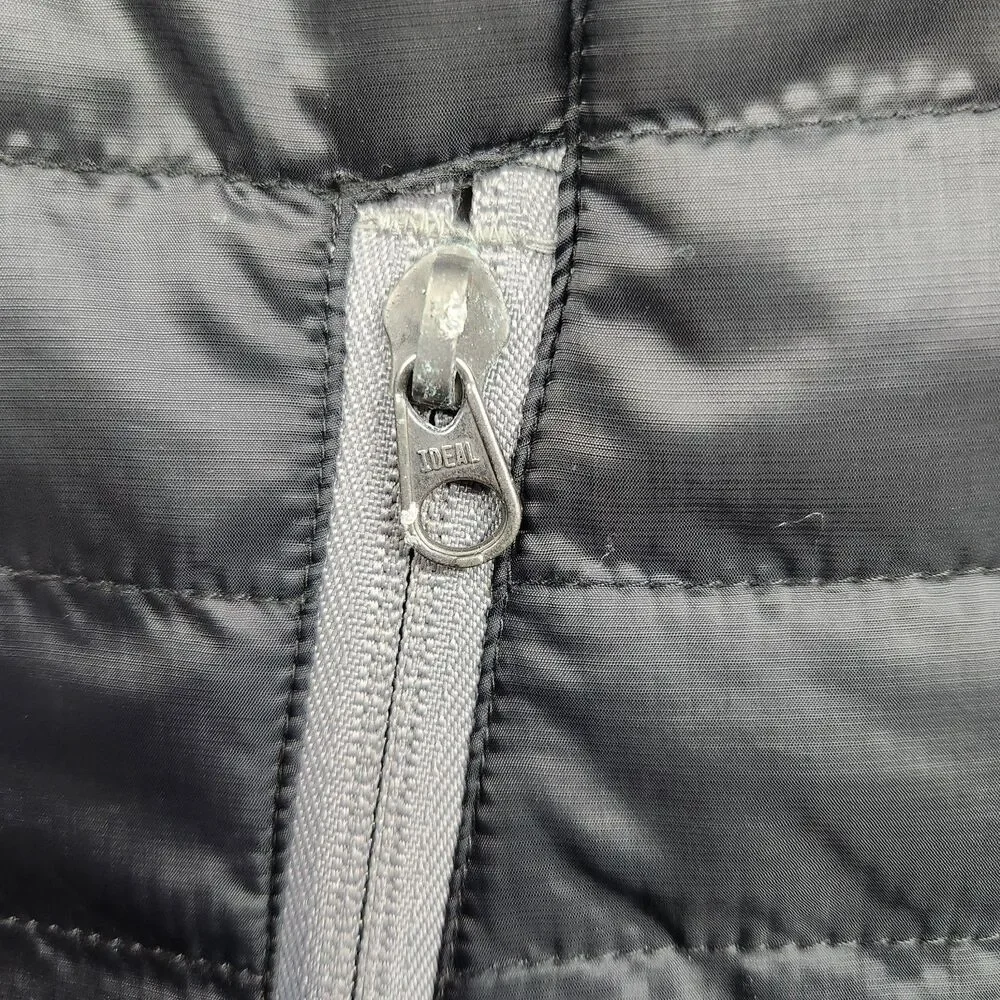 Charles River Radius Quilted Vest Primaloft Black Full Zip Womens M Pockets